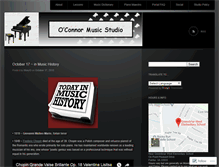 Tablet Screenshot of oconnormusicstudio.com
